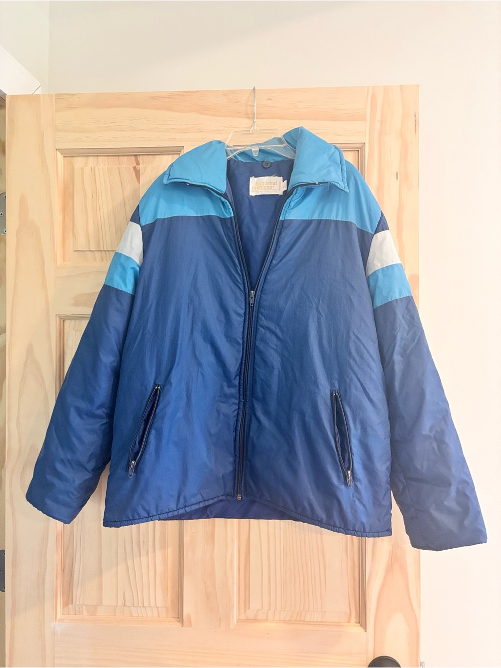 Vintage 70s Fingerhut Fashions Colorblock Ski Puffer Jacket